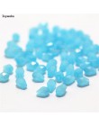 Isywaka 100 sztuk Teardrop koraliki kryształowe koraliki Austria Waterdrop luźne koraliki przekładki koralik dla DIY tworzenia b