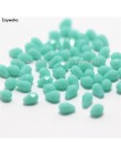 Isywaka 100 sztuk Teardrop koraliki kryształowe koraliki Austria Waterdrop luźne koraliki przekładki koralik dla DIY tworzenia b