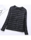 SEDUTMO Winter Plus rozmiar 4XL damska kurtka puchowa Ultra lekki płaszcz z kaczego puchu krótka jesień wąska krótka kurtka piko
