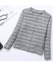 SEDUTMO Winter Plus rozmiar 4XL damska kurtka puchowa Ultra lekki płaszcz z kaczego puchu krótka jesień wąska krótka kurtka piko