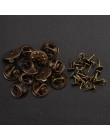 50 zestawów/partia złota rod miedzi paznokci Tie Tack przypinka powrót sprzęgła Scatter Butterfly zapięcie wycisnąć pokrowiec na