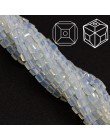 ZHUBI 100 sztuk 3mm moda Spacer Cube Faceted koralik z kryształkami Charms cukierki szklane kwadratowe koraliki do tworzenia biż