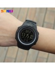 SKMEI moda zegarek sportowy do użytku na zewnątrz mężczyźni zegarki wielofunkcyjne budzik Chrono 5Bar wodoodporny zegarek cyfrow
