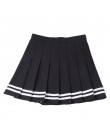 XS-3XL kobiety spódnica styl Preppy wysokiej talii eleganckie szwy spódnice lato Student plisowana spódnica kobiety słodkie słod