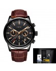 LIGE 2019 nowy zegarek moda męska Sport zegarek kwarcowy męskie zegarki marki luksusowy skórzany wodoodporny zegarek biznesowy R