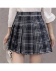 XS-3XL kobiety spódnica styl Preppy wysokiej talii eleganckie szwy spódnice lato Student plisowana spódnica kobiety słodkie słod