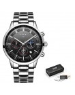 Relojes 2020 zegarek mężczyźni LIGE moda Sport zegar kwarcowy męskie zegarki Top marka luksusowy wodoodporny zegarek biznesowy R