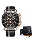 2020 LIGE męskie zegarki Top marka luksusowa moda wojskowy zegarek kwarcowy mężczyźni skóra wodoodporny Sport Chronograph Relogi