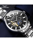 GUANQIN 2020 zegarek biznesowy mężczyźni automatyczny świecący zegar mężczyźni Tourbillon wodoodporny zegarek mechaniczny top ma
