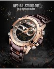 NAVIFORCE Hot mężczyźni zegarki moda Casual Bussiness zegarek kwarcowy mężczyźni chronograf wojskowy zegarek ze stali nierdzewne