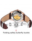 LIGE marka klasyczne męskie zegarki Retro automatyczny mechaniczny zegarek z mechanizmem Tourbillon zegar skórzany wodoodporny z