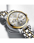 LIGE męskie zegarki Top luksusowa marka pełna stal wodoodporny Sport zegarek kwarcowy mężczyźni moda data zegar chronograf Relog