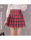 XS-3XL kobiety spódnica styl Preppy wysokiej talii eleganckie szwy spódnice lato Student plisowana spódnica kobiety słodkie słod