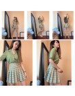 Kobiety spódnica plisowana Harajuku styl Preppy spódnice w kratę mały uroczy japońska szkoła mundury panie Jupe Kawaii spódnica 