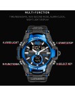 SMAEL Sport Watch mężczyźni zegarki wodoodporny 50M zegarek Relogio Masculino duża tarcza kwarcowy cyfrowy wojskowy armia zegar 