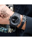 SANDA męskie zegarki czarny sportowy zegarek LED cyfrowy 3ATM wodoodporne zegarki wojskowe S Shock męski zegar relogios masculin