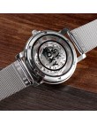 SOXY zegarek 2019 szkielet Wrist Watch mężczyźni prosty styl pasek z siatki mężczyźni kobiety zegarki kwarcowe unisex zegarki z 