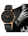 Cassic genewa mężczyźni oglądać wysokiej jakości skala Dial moda kwarcowe męskie zegarki na rękę fajny skórzany pasek do zegarka
