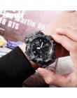 Marka skmei luksusowe wojskowe zegarki sportowe mężczyźni kwarcowy analogowy LED cyfrowy zegar człowiek wodoodporny podwójny wyś