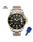 Drop Shipping Tevise Top marka męski zegarek mechaniczny automatyczny moda luksusowy mężczyzna ze stali nierdzewnej zegar Relogi