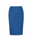 Sexy wielokolorowy zamsz Midi spódnica ołówkowa kobiet 2018 moda elastyczny, wysoki stan urząd Lady spódnice bodycon Saias
