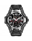 SMAEL Sport Watch mężczyźni zegarki wodoodporny 50M zegarek Relogio Masculino duża tarcza kwarcowy cyfrowy wojskowy armia zegar 