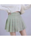 XS-3XL kobiety spódnica styl Preppy wysokiej talii eleganckie szwy spódnice lato Student plisowana spódnica kobiety słodkie słod
