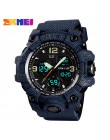 SKMEI Top Luxury Military Army Camo zegarki sportowe mężczyźni zegarek kwarcowy cyfrowy wodoodporny zegarek sportowy męski zegar