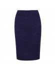 Sexy wielokolorowy zamsz Midi spódnica ołówkowa kobiet 2018 moda elastyczny, wysoki stan urząd Lady spódnice bodycon Saias