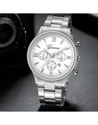 Czarny zegarek na rękę mężczyźni zegarki moda biznesowa nowy zegarek ze stali nierdzewnej męski zegarek kwarcowy dla mężczyzn go