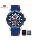 MINI FOCUS męskie zegarki Top marka luksusowa moda Sport zegarek mężczyźni wodoodporny kwarcowy Relogio Masculino silikonowy pas