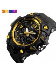 SKMEI Top Luxury Military Army Camo zegarki sportowe mężczyźni zegarek kwarcowy cyfrowy wodoodporny zegarek sportowy męski zegar