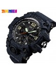 SKMEI Top Luxury Military Army Camo zegarki sportowe mężczyźni zegarek kwarcowy cyfrowy wodoodporny zegarek sportowy męski zegar