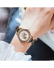 SUNKTA2019 nowy product różowe złoto kobiety zegarki kwarcowe zegarek Top damski marka luksusowa kobieta zegarek dziewczyna zega