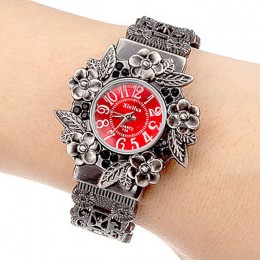 Pulsera Hombre 2019 XINHUA tarcza ze stali nierdzewnej zegarki kwarcowe dla kobiet modna bransoletka zegarki kwiat kwarcowy zega