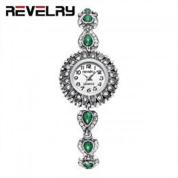 REVELRY Wrist Watch kobiety New Fashion minimalistyczna damska bransoletka ze strasami zegarki zegarki Montre Femme zegarek kwar