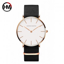 Dropshipping japonia zegarek kwarcowy prosty damski zegarek biały skórzany pasek damski zegarek marki zegarek wodoodporny 36mm