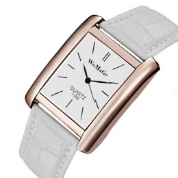 Kobiety luksusowa tarcza marka reloj mujer różowe złoto kobiet bransoletka skórzany pasek do zegarka sukienka zegarki Laides rel