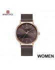 NAVIFORCE kobiety zegarki Top marka luksusowe wodoodporne kobiety zegarek moda pary bransoletka do zegarka donna orologio reloj 