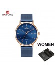 NAVIFORCE kobiety zegarki Top marka luksusowe wodoodporne kobiety zegarek moda pary bransoletka do zegarka donna orologio reloj 