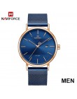 NAVIFORCE kobiety zegarki Top marka luksusowe wodoodporne kobiety zegarek moda pary bransoletka do zegarka donna orologio reloj 