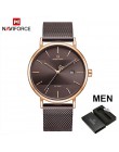 NAVIFORCE kobiety zegarki Top marka luksusowe wodoodporne kobiety zegarek moda pary bransoletka do zegarka donna orologio reloj 