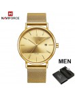 NAVIFORCE kobiety zegarki Top marka luksusowe wodoodporne kobiety zegarek moda pary bransoletka do zegarka donna orologio reloj 