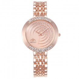Popularna marka luksusowa bransoletka kobiety zegarki moda kwarcowy zegarek ze strasów panie Casual Dress sportowy zegarek Reloj