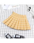 Kobiety spódnica plisowana Harajuku styl Preppy spódnice w kratę mały uroczy japońska szkoła mundury panie Jupe Kawaii spódnica 