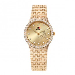 Kobiety zegarki kobiet mody zegarek luksusowe diament kobiety złoty zegarek na rękę zegarek dla pań kobiet prezenty zegar ze sta