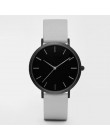 Montre Femme 2019 prosty Damski Zegarek kwarcowy zegarki skórzany pasek Damski Zegarek Damski zegarki damskie