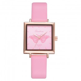 Dropshiping nowy top marka plac kobiety bransoletka zegarek zakontraktowane skórzane kryształowe zegarki na rękę kobiety ubieraj