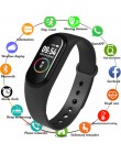 M4 inteligentne silikonowe zegarki sportowe paski dla kobiet ekran LED Fitness Traker Bluetooth wodoodporne zegarki damskie mark