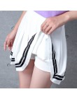 XS-XXL wysokiej talii linii kobiet spódnica w paski, szyty spódnica plisowana spódnica w pasie słodkie dziewczyny spódnica do ta
